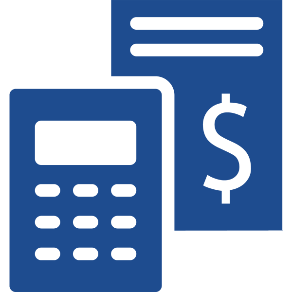 Accounting program icon calculator