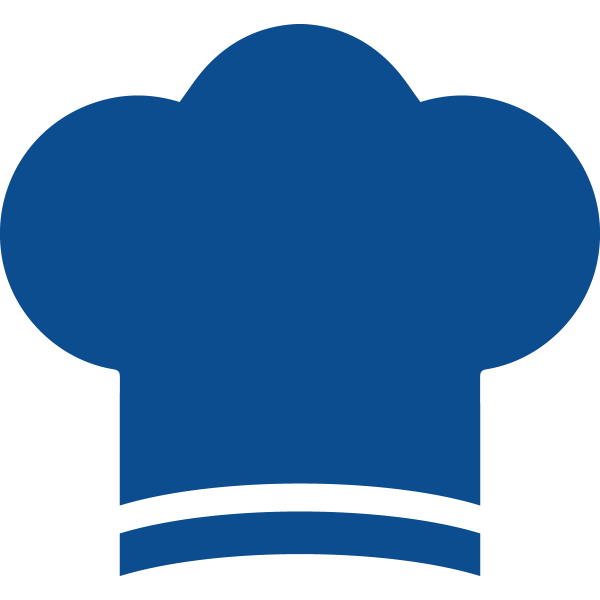 Culinary associate icon a chef's hat