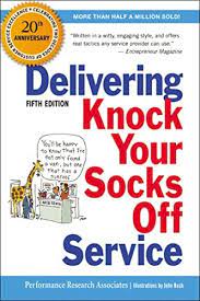 cover of the book delivering knock your socks off service