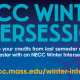 NECC Enrolling for Winter Intersession