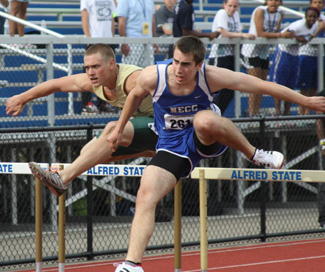 Anthony Giorgi of Sandown, NH, (right) will attend the University of New Hampshire in the fall.