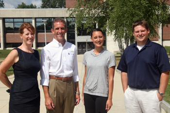 Joan Scionti, NECC President Lane Glenn, Michelle Deane, and Robert West