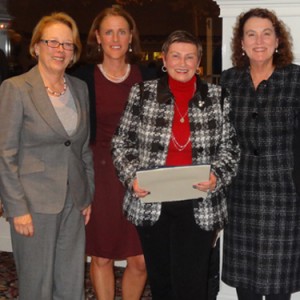 Congresswoman Niki Tsongas, last's SMART woman recipient Molly Sullivan Sliney, NECC vice president of institutional advancement, and Haverhill Cty Councilor and NECC Trustee Mary Ellen Daly O'Brien. 