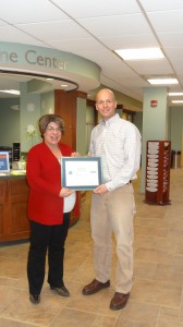 Alexis Fishbone, NECC director of Financial Aid and Jeff Williams, NECC Veterans Services Coordinator 