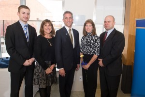 President lane Glenn and jim McNamara's family