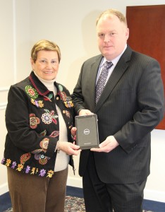 Four Dell tablets donated to NECC