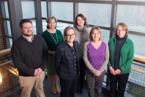 The NECC 2015 NISOD recipients include (L to R rear) Robert West, Linda Giampa, allahan, Kristen Quinn, Deirdre Budzyna, and xxxx.