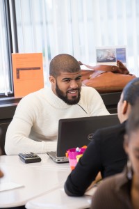 When Lawrence resident Jean Carlos Gomez was a student at NECC, he spent hours everyday in the Student Success Center (SSC). He credits the center for his success in earning an associate degree. 