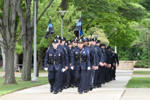 NECC Police Recruit Graduation on the Haverhill campus. 