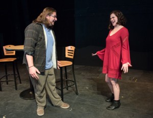 Abigail Seabrook of Newburyport and Hunter Gouldthorpe of Salisbury appear in Northern Essex Community College’s production of the romantic comedy “Almost, Maine” this weekend April 1 and 2 and next weekend April 8 and 9 at 7:30 p.m. on the Haverhill campus.
