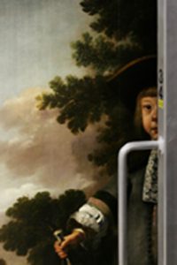 "A Deathless Contract" which shows Dutch painter Rootius's "Portrait of a Boy" in storage at Boston's MFA, is part of a new multi-media exhibit at the NECC Linda Hummel-Shea ArtSpace on the Haverhill campus. 
