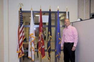 NECC Veterans Services director Jeff Williams is available to nearly 200 service connected students. 