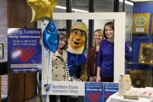 Institutional Advancement Staff were on hand to take donations and pledges from faculty, staff, and students during #GivingTuesday