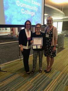 Melba Acevedo with MCO Course of Distinction winner Pat Demers and Sue Tashjian.