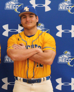 Knights baseball player Mike Stellato in uniform