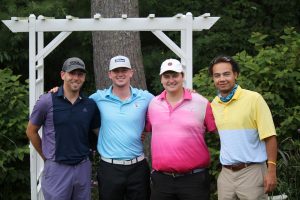 Golf team of four men.