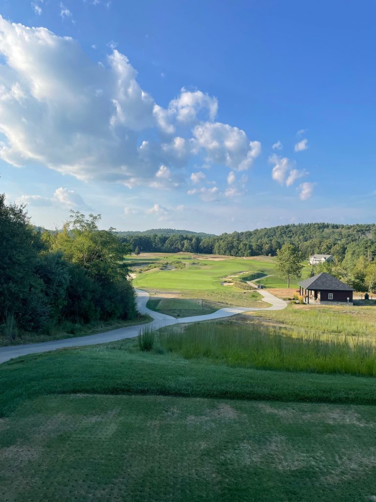 View of well manicured golf course 