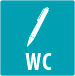Written Communication Icon (Pencil image and WC)