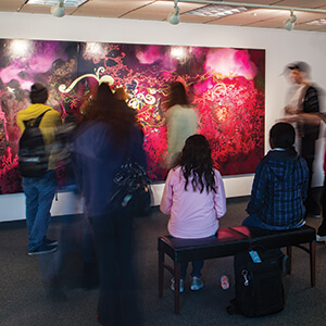 Students enjoy the Linda Hummel-Shea ArtSpace