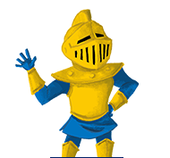 NECC Knight, waving their hand