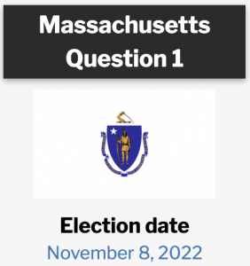 screenshot of the mass question 1 ballet for nov 8 2022 election