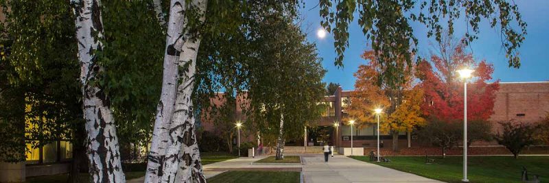 The haverhill campus in the fall