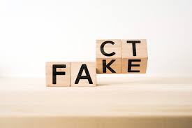 image that shows Fake Fact sign
