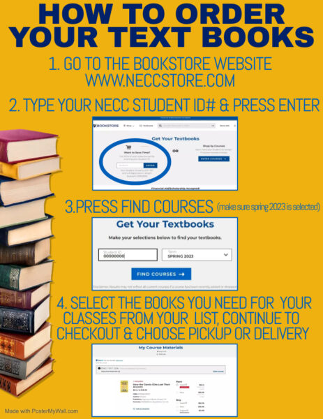 Flyer with Instructions on how to Purchase Books