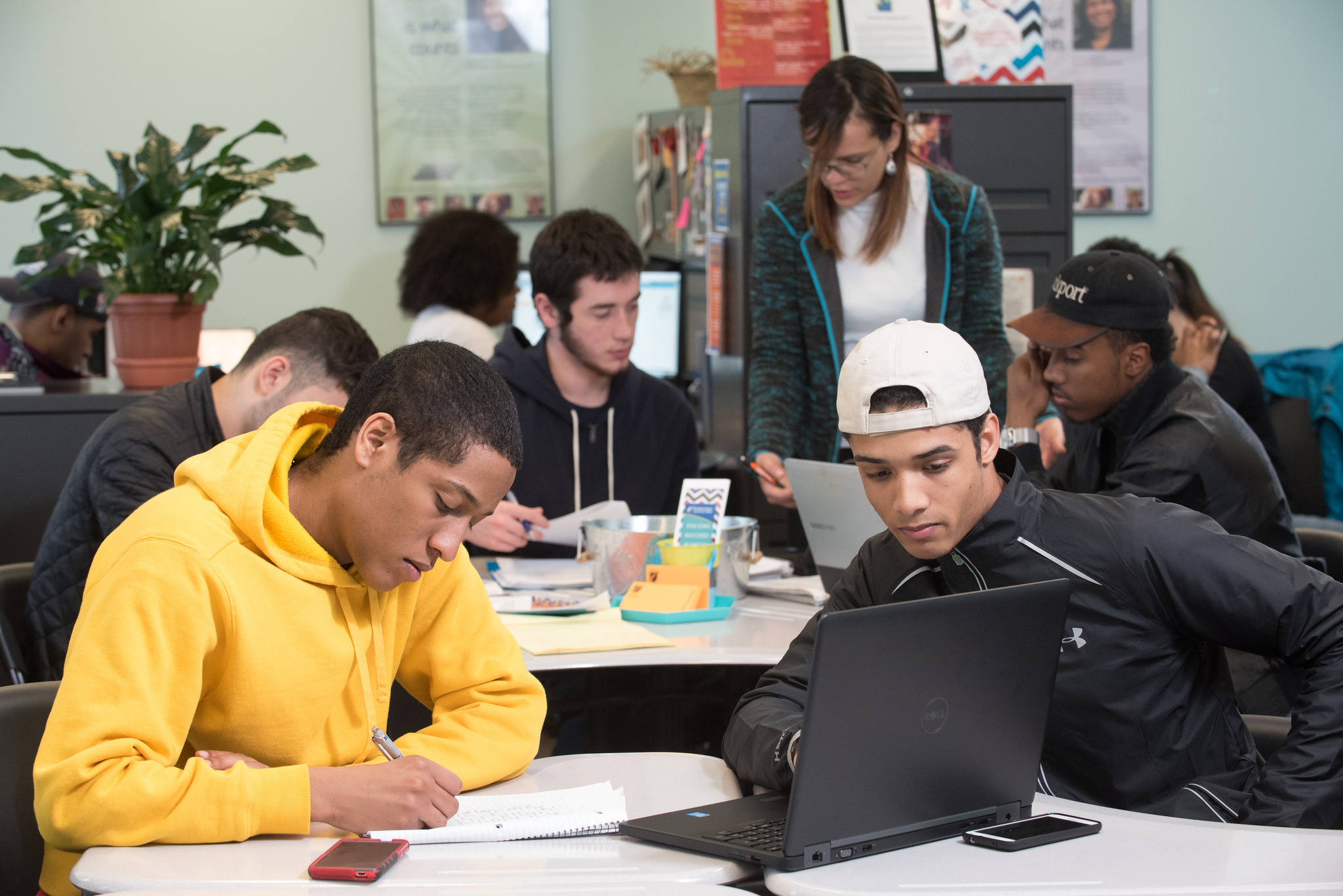 Student at the Student Success Center