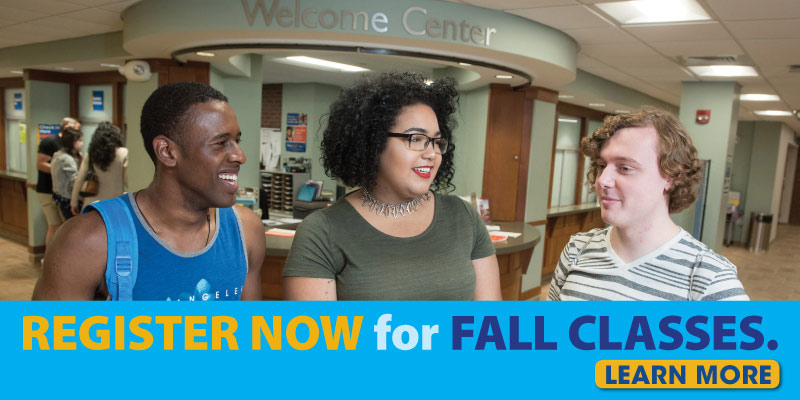 Register now for fall classes. Learn more.